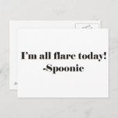 Carte Postale Tous les volets -Texte (Devant / Derrière)