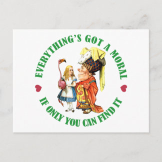 CARTE POSTALE TOUT A UNE MORALE, SI VOUS LE TROUVEZ !