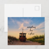 Carte Postale Tout a une place (Devant / Derrière)