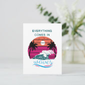 Carte Postale Tout Arrive par Vagues (Debout devant)