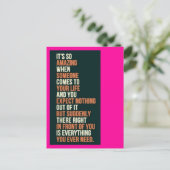 Carte Postale Tout ce dont vous avez besoin (Debout devant)