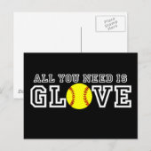Carte Postale Tout ce dont vous avez besoin, c'est Glove ! (Devant / Derrière)