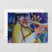 Carte Postale tout ce jazz (Devant / Derrière)