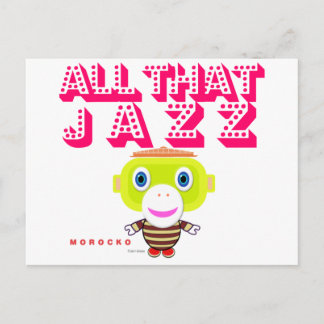 Carte Postale Tout Ce Jazz-Joli Singe-Morocko