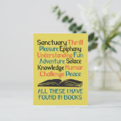 Carte Postale Tout ceux-ci que j'ai trouvés dans les livres (Debout devant)