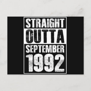 Carte Postale Tout droit sorti de 1992 29e anniversaire