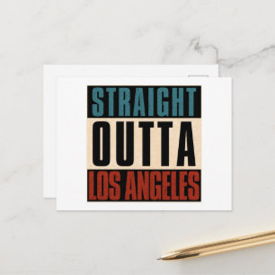 Carte Postale Tout droit sorti de Los Angeles Californie CA État