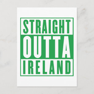 Carte Postale Tout droit sorti d'Irlande St. Patricks Day Irland