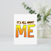 CARTE POSTALE TOUT EST À PROPOS DE MOI (Debout devant)