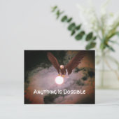 Carte Postale Tout est possible Aigle Inspirant (Debout devant)