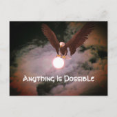 Carte Postale Tout est possible Aigle Inspirant (Devant)