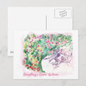 Carte postale Tout est prêt (Devant / Derrière)