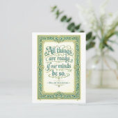 Carte Postale "Tout est prêt" Shakespeare (Debout devant)