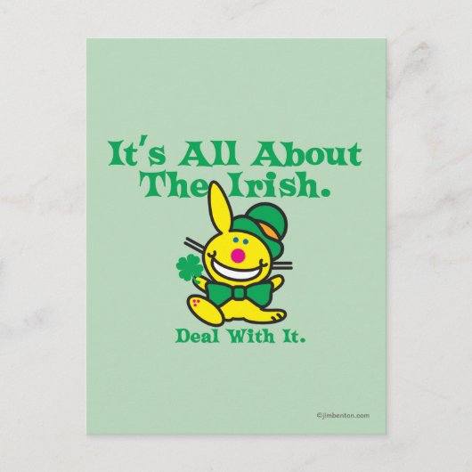 Carte Postale Tout est sur l'irlandais (Devant)