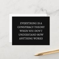 Tout est une théorie du complot