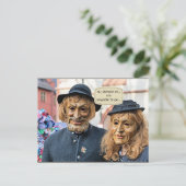 Carte Postale Tout habillé...avec nulle part où aller - Humour (Debout devant)