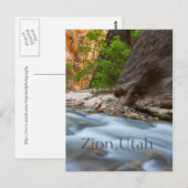 Carte Postale Tout le long des Narrows (Devant / Derrière)