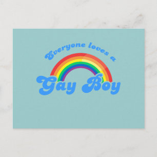 Carte Postale Tout le monde aime un garçon gay