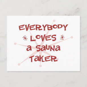 Carte Postale Tout Le Monde Aime Un Sauna Taker