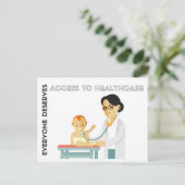 Carte Postale Tout le monde mérite accès (Debout devant)