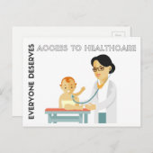 Carte Postale Tout le monde mérite accès (Devant / Derrière)