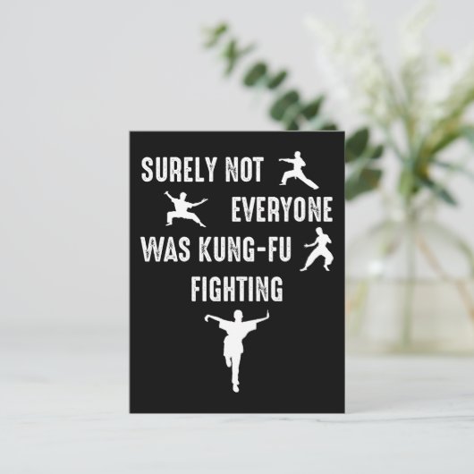 Carte Postale Tout Le Monde N'Était Sûrement Pas En Train De Com (Debout devant)