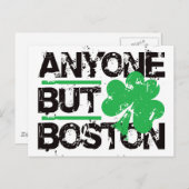 Carte Postale Tout Le Monde Sauf Boston ! (Devant / Derrière)