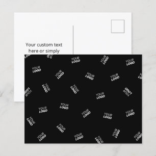 Carte Postale Tout logo ou image téléchargée Motif éparpillé