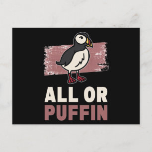 Carte Postale Tout Ou Puffin Puffin