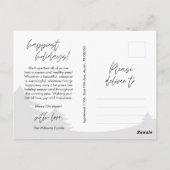 Carte Postale Tout Petit Noël, Photo de Famille, Moderne (Dos)