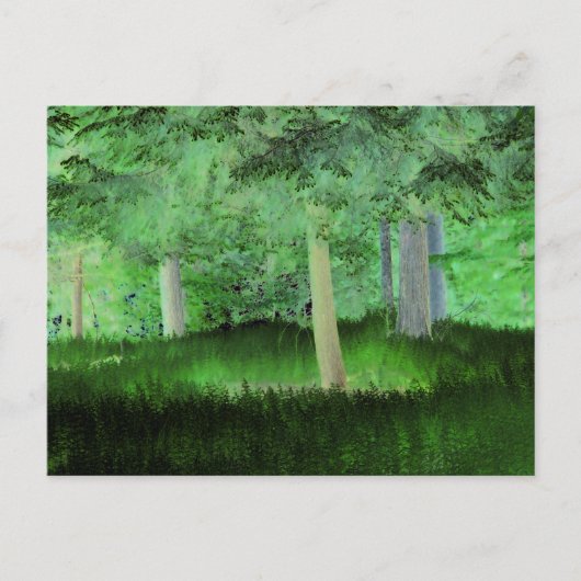 Carte Postale "Tout peut arriver" Forêt Magique Transformée (Devant)