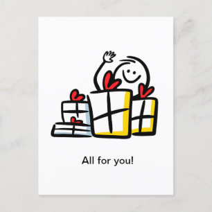 Carte Postale Tout pour vous !