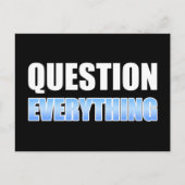 Carte Postale Tout remettre en question (Devant)