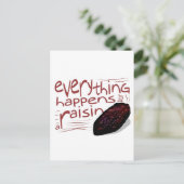 Carte Postale Tout se passe pour un RAISIN (Debout devant)