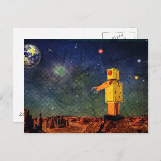 Carte Postale Tout seul (Devant / Derrière)