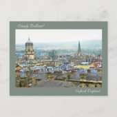 Carte Postale Tout Simplement Brillant, Vue Sur Le Toit D'Oxford (Devant)