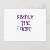Carte Postale Tout simplement le meilleur (Devant)