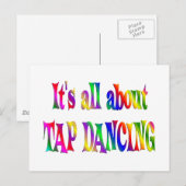 Carte Postale Tout sur Tap Dancing (Devant / Derrière)