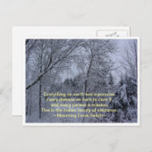 Carte Postale Tout sur terre (Devant / Derrière)