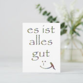 Carte Postale "Tout va bien" (Debout devant)