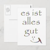 Carte Postale "Tout va bien" (Devant / Derrière)