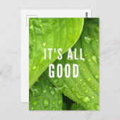 Carte Postale Tout va bien. (Devant / Derrière)