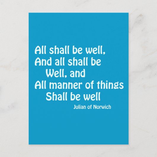 Carte Postale Tout Va Bien Se Passer (Devant)