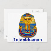 Carte Postale Toutankhamon (Devant / Derrière)