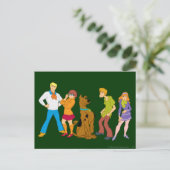 Carte Postale Toute la bande 15 Mystery Inc (Debout devant)
