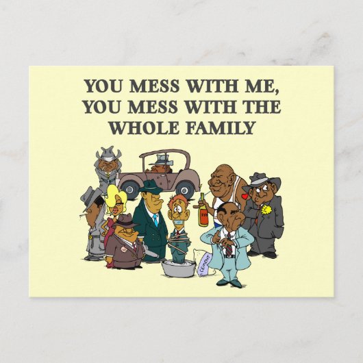 Carte Postale Toute La Famille (Devant)