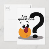 Carte Postale Toute question (Devant / Derrière)