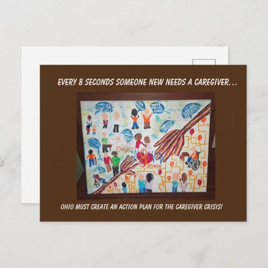 Carte Postale Toutes les 8 secondes (Devant / Derrière)