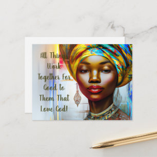 Carte Postale Toutes Les Choses Travaillent Ensemble Pour Le Bie
