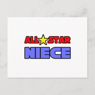 Carte Postale Toutes les étoiles nièce